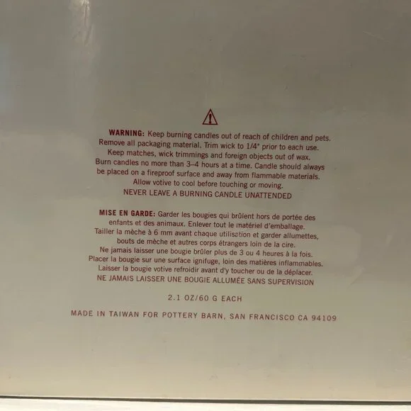 Pottery Barn Mercury Glass Votive Candles NEW - Picture 3 of 3